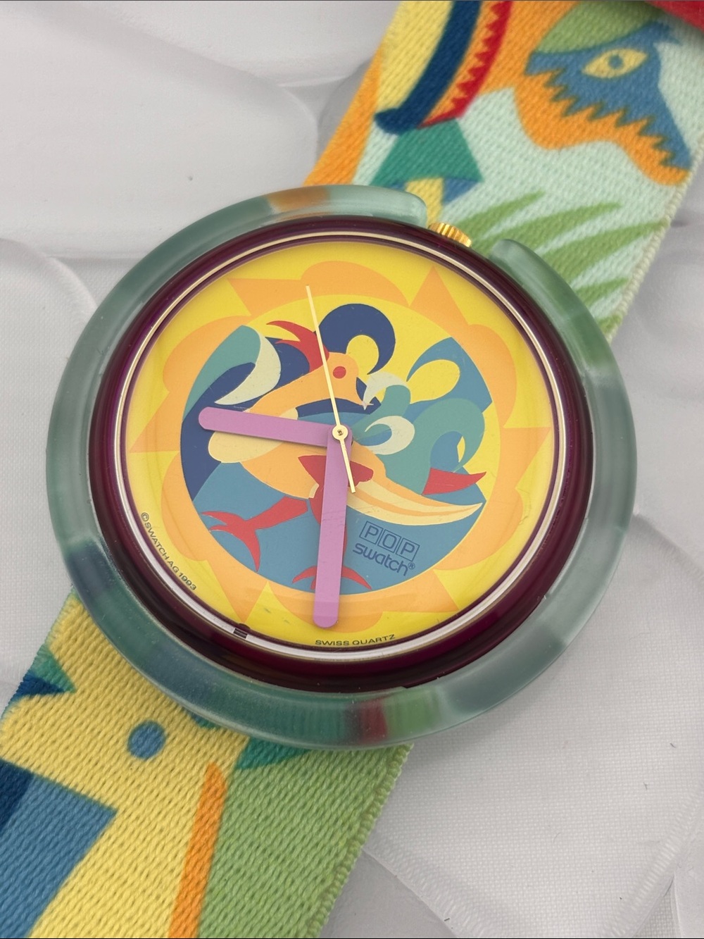 Swatch POP Watch - PWV102 - THE WOODLEAKER